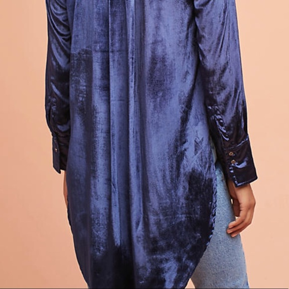 Velvet tunic blouse - Picture 5 of 5